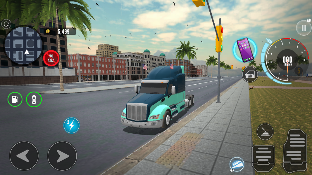 Ultimate Truck Driving Games - Gameplay image of android game