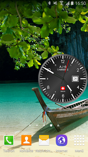 Analog Clock Live Wallpaper - Image screenshot of android app