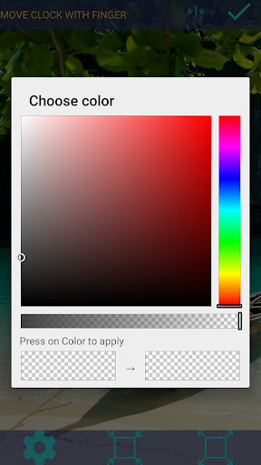 Weather Clock Live Wallpaper - Image screenshot of android app
