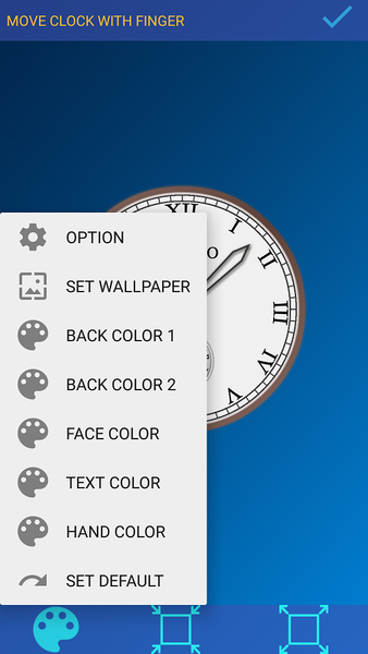 Analog Clock Live Wallpaper - عکس برنامه موبایلی اندروید