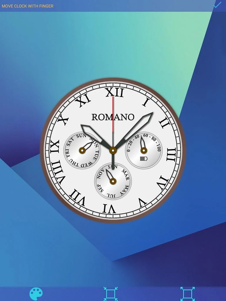 Analog Clock Live Wallpaper - Image screenshot of android app