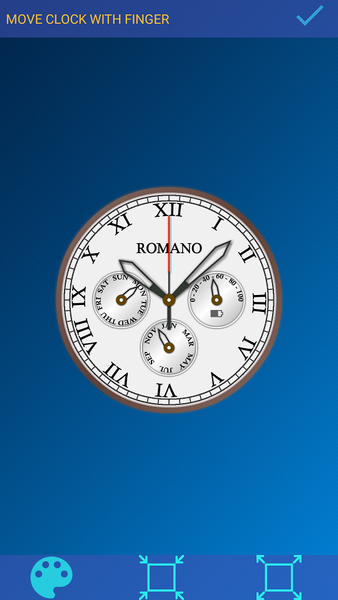 Analog Clock Live Wallpaper - عکس برنامه موبایلی اندروید
