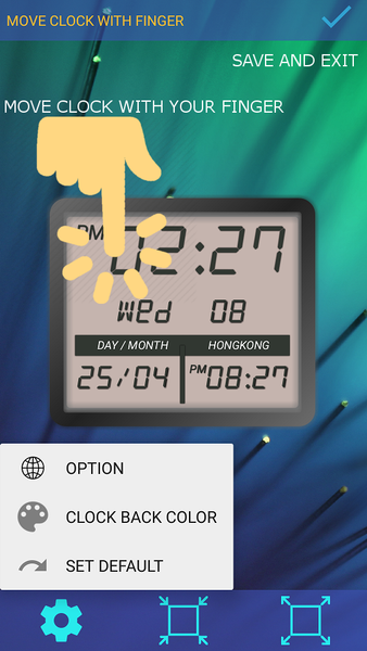 World Time Live Wallpaper - Image screenshot of android app