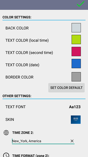 World Time Live Wallpaper - Image screenshot of android app