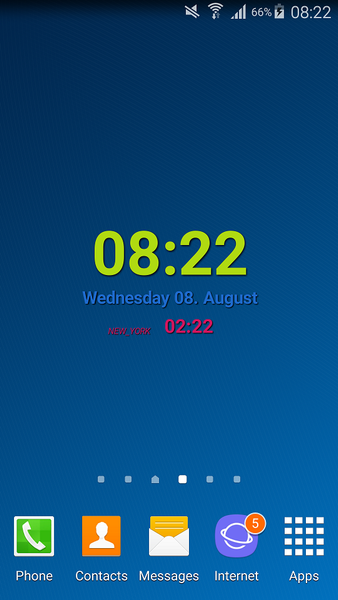 World Time Live Wallpaper - Image screenshot of android app