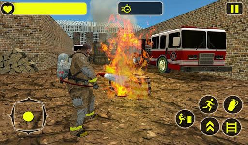 Firefighter School ۳D: Fireman Rescue Hero Game - عکس بازی موبایلی اندروید