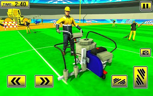Football Stadium Builder: New ۳D Construction Game - عکس بازی موبایلی اندروید