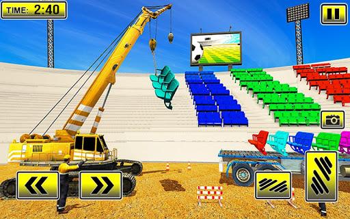 Football Stadium Builder: New ۳D Construction Game - عکس بازی موبایلی اندروید