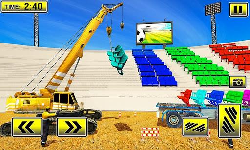 Football Stadium Builder: New ۳D Construction Game - عکس بازی موبایلی اندروید