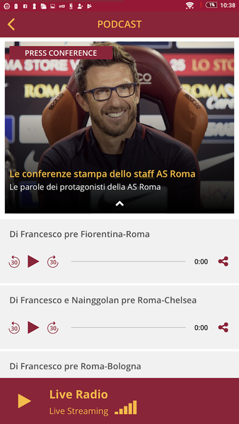 Roma Radio - عکس برنامه موبایلی اندروید