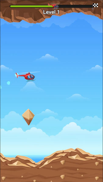 Heli Hero - Helicopter Game - Gameplay image of android game