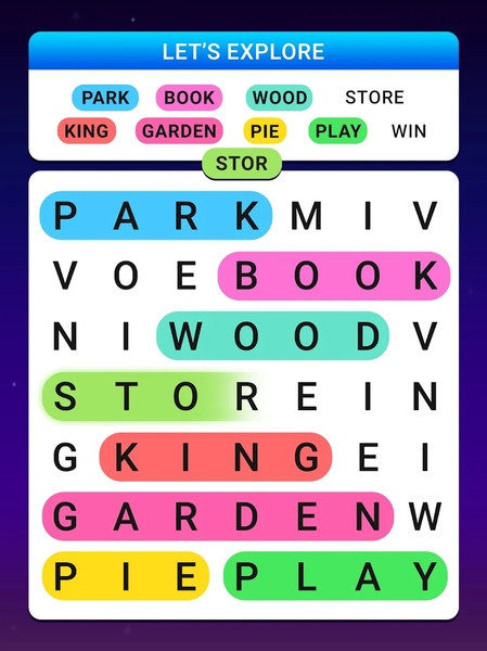 Word Search Puzzle Game - عکس بازی موبایلی اندروید