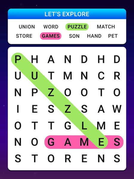 Word Search Puzzle Game - عکس بازی موبایلی اندروید
