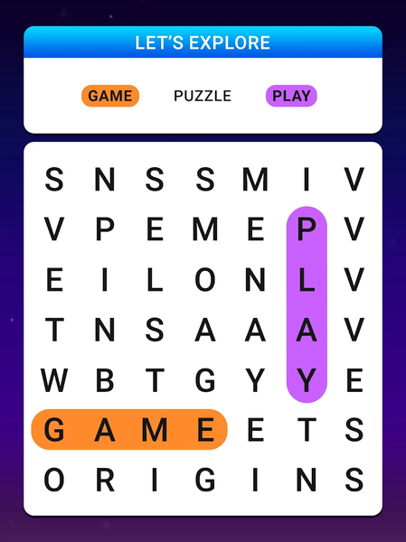 Word Search Puzzle Game - عکس بازی موبایلی اندروید