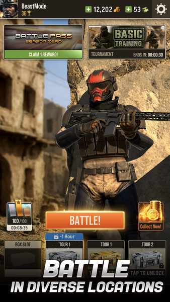 Sniper Battle: ۳D War Shooter - عکس بازی موبایلی اندروید