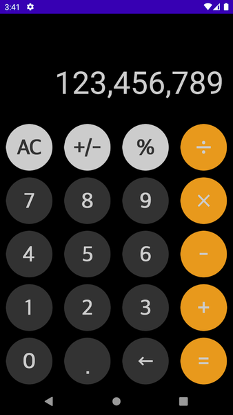 Simple Calculator - عکس برنامه موبایلی اندروید