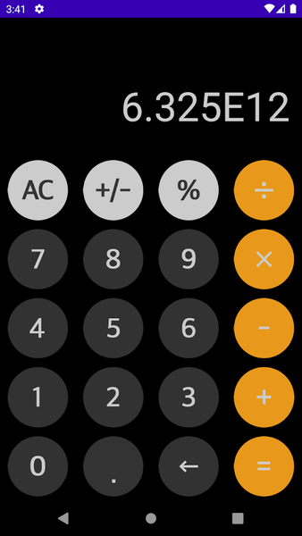 Simple Calculator - عکس برنامه موبایلی اندروید