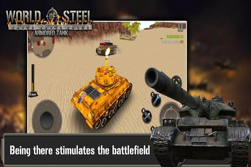World Of Steel Armored Tank - Gameplay image of android game