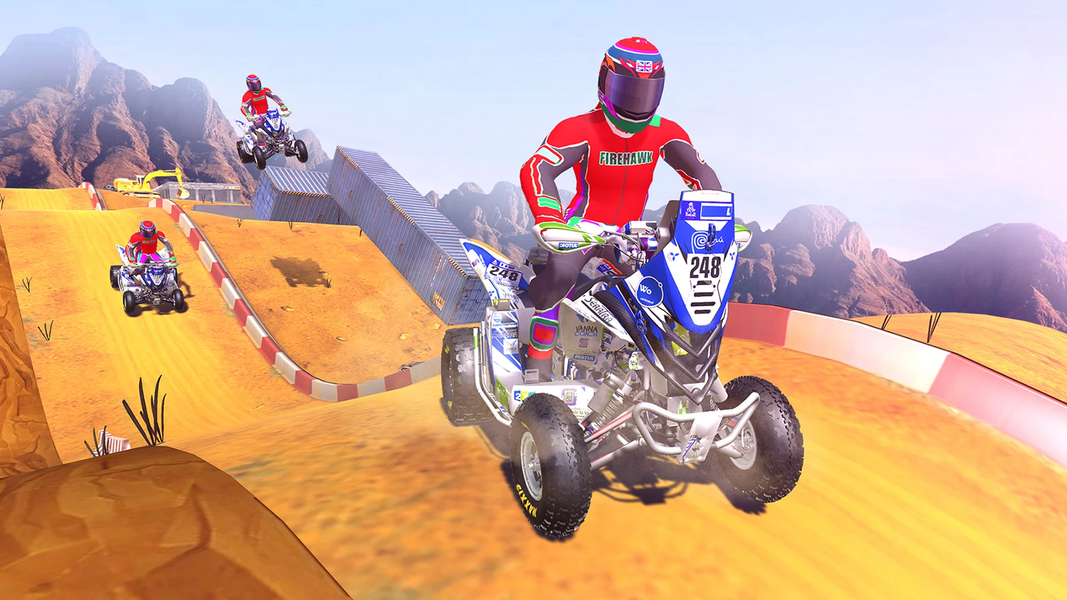 Race Hero: ATV Quad Bike Race - عکس بازی موبایلی اندروید