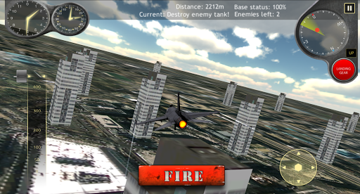 Fly Airplane Fighter Jets 3D - Gameplay image of android game