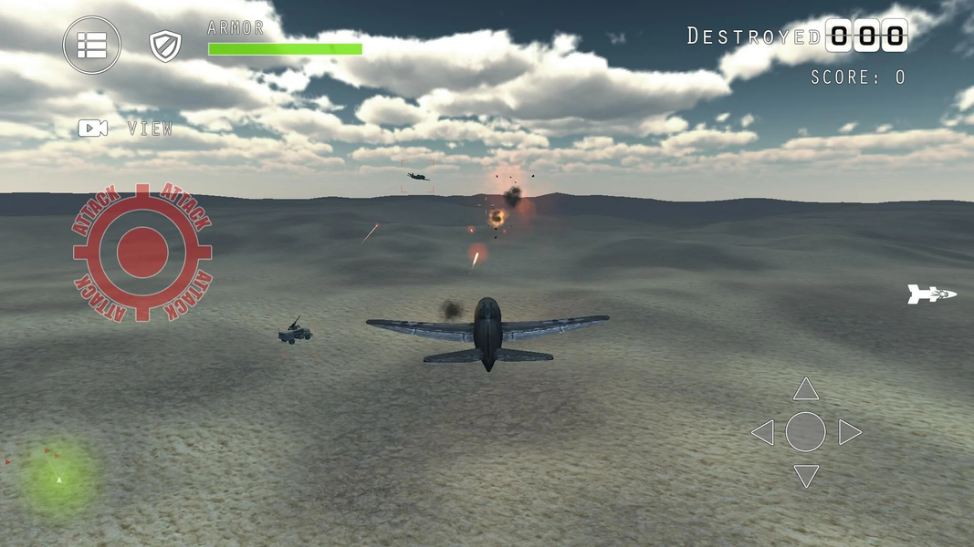 Airplane Fighters Combat - Gameplay image of android game