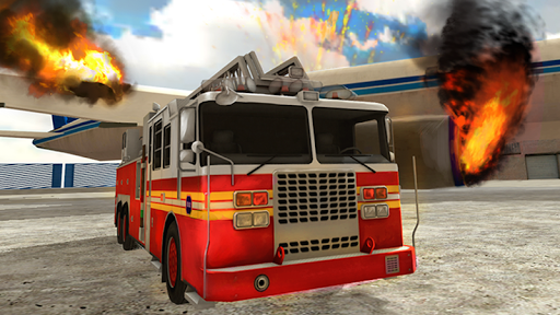 Fire Truck Simulator 3D - Gameplay image of android game