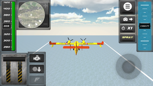 Airplane Firefighter Sim - عکس بازی موبایلی اندروید