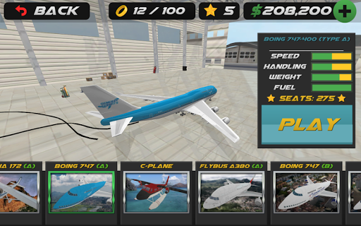 Airplane Flight Simulator 2017 - Gameplay image of android game
