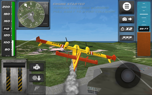 Airplane Flight Simulator 2017 - Gameplay image of android game