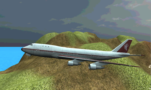3D Airplane Flight Sim - Gameplay image of android game