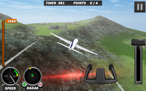 Airplane Flying Flight Pilot - Gameplay image of android game