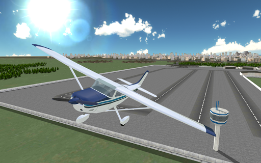 Airplane Simulator Pilot 3D - Gameplay image of android game