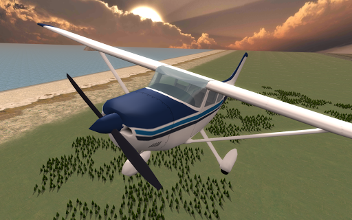 Airplane Simulator Pilot 3D - Gameplay image of android game