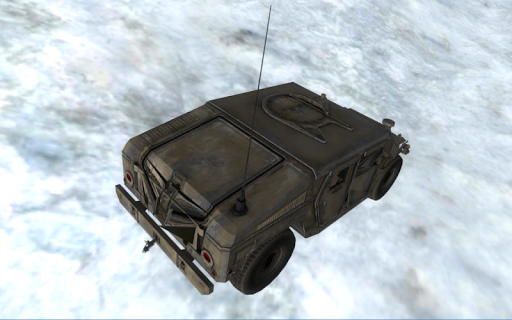 Army 4x4 Snow Driving 3D - Gameplay image of android game