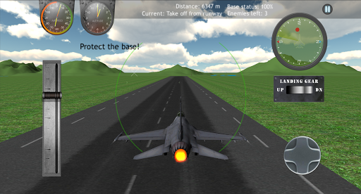 Fighter Jet: Flight Simulator - Gameplay image of android game