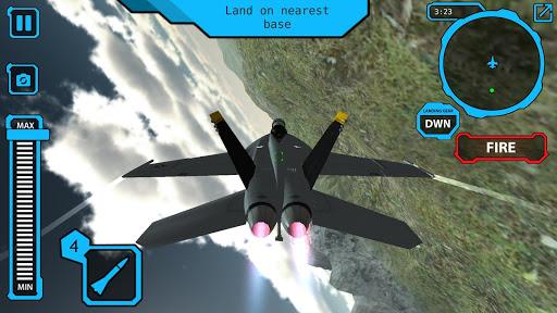 F18 Jet Fighter Simulator 3D - Gameplay image of android game