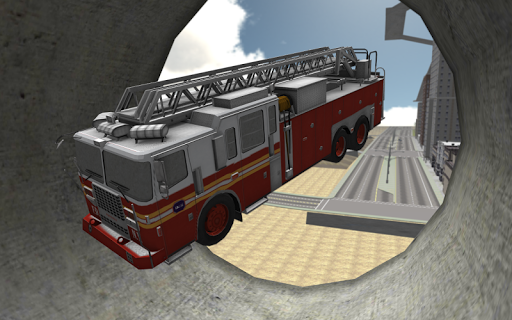 Fire Truck Driving 3D - Gameplay image of android game