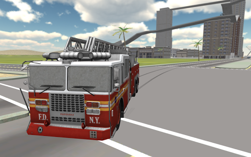 Fire Truck Driving 3D - Gameplay image of android game