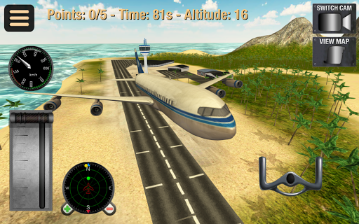 Flight Simulator: Fly Plane 3D - Gameplay image of android game