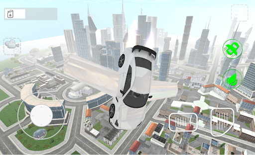 Flying Car Sim - Gameplay image of android game