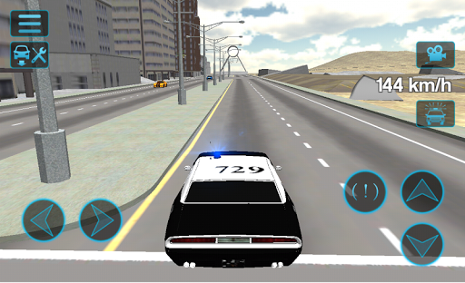 Police Car Drift 3D - Gameplay image of android game