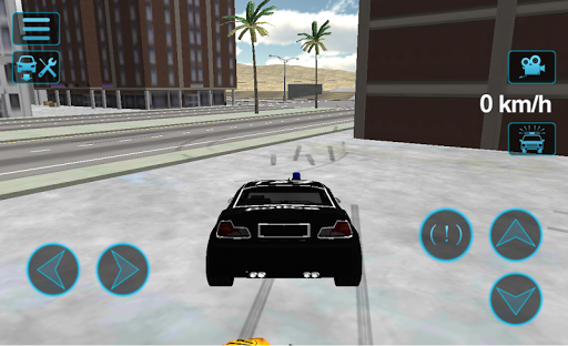 Police Car Drift 3D - Gameplay image of android game