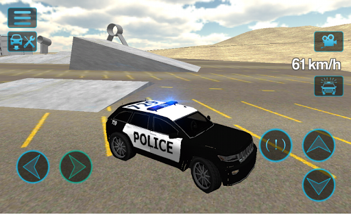 Police Car Drift 3D - Gameplay image of android game