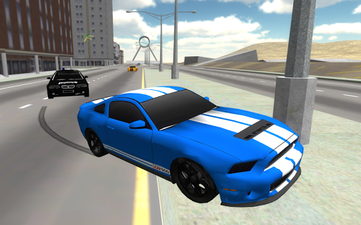 Police Car Drift 3D - Gameplay image of android game