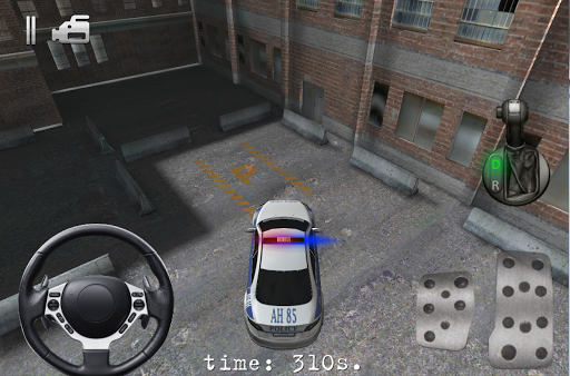 Police Car Parking Driver 3D - Gameplay image of android game