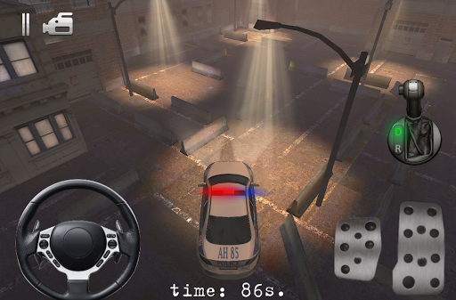 Police Car Parking Driver 3D - Gameplay image of android game