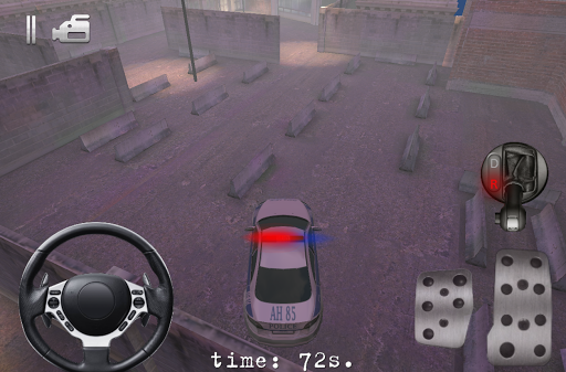 Police Car Parking Driver ۳D - عکس بازی موبایلی اندروید