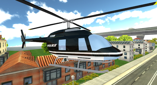 Police Helicopter Simulator 3D - Gameplay image of android game