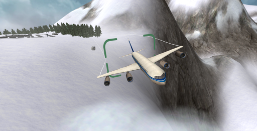 Flight Simulator Snow Plane ۳D - عکس بازی موبایلی اندروید