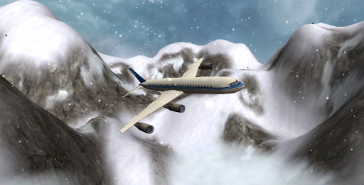 Flight Simulator Snow Plane 3D - عکس بازی موبایلی اندروید